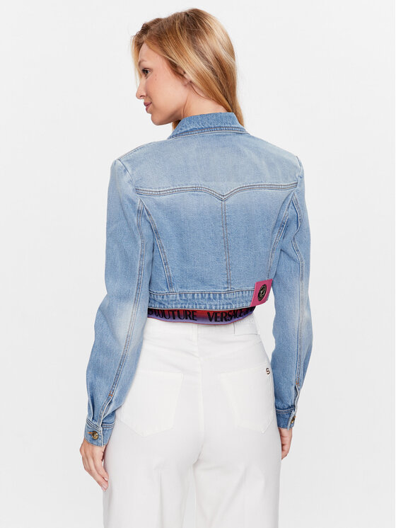 Versace Jeans Couture Versace Jeans Couture Džínsová bunda 74HAS46B Modrá Regular Fit