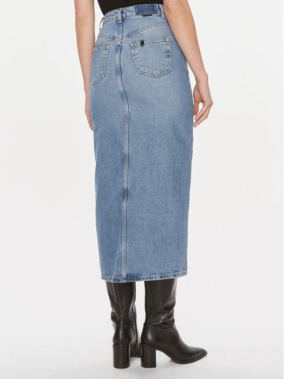 Liu Jo Liu Jo Spódnica jeansowa UF3169 D4861 Niebieski Regular Fit