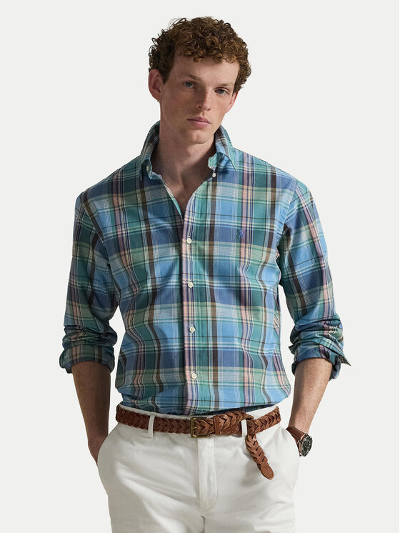 Polo Ralph Lauren Cămașă 710P06020007 Albastru Custom Fit