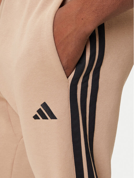 adidas adidas Teplákové nohavice Essentials 3-Stripes JX0712 Béžová Regular Fit