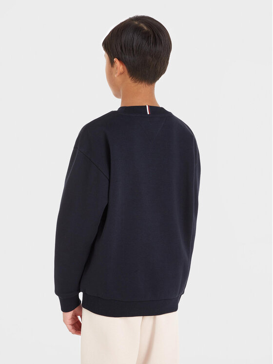 Tommy Hilfiger Tommy Hilfiger Mikina KB0KB08497 S Tmavomodrá Regular Fit