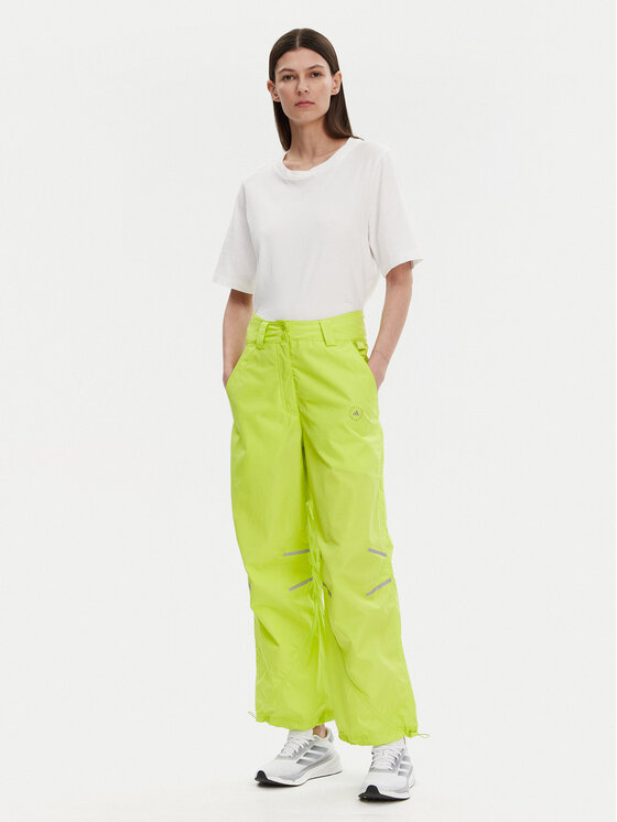 adidas by Stella McCartney adidas by Stella McCartney Παντελόνι φόρμας Stella McCartney Woven JG5783 Πράσινο Loose Fit