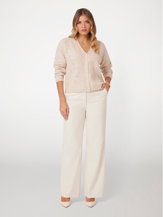 Guess Guess Sweter 170081 Beżowy Classic Fit