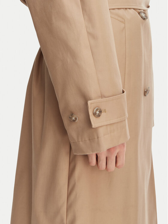 Calvin Klein Calvin Klein Тренч LV044C501G Бежов Regular Fit