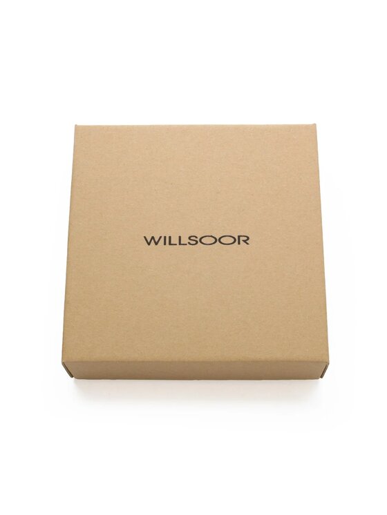 Willsoor Willsoor Pasek Męski 15393 Czarny