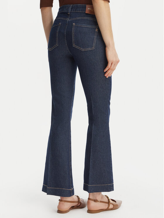 Rinascimento Rinascimento Jeansy CFC0127957003 Granatowy Bootcut Fit