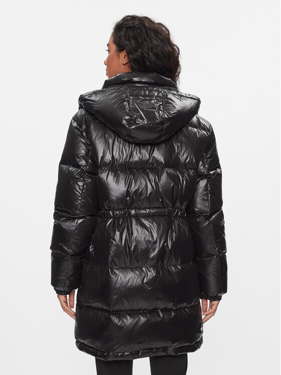 Tommy Jeans Tommy Jeans Пухено яке Alaska DW0DW16573 Черен Regular Fit