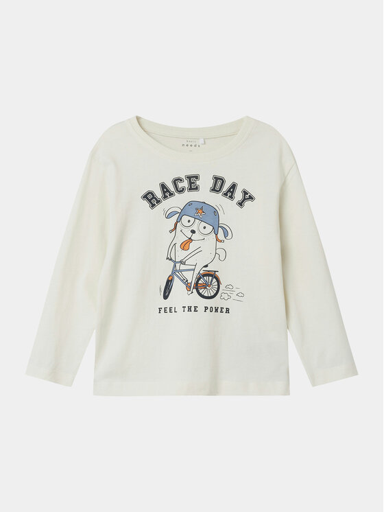 NAME IT NAME IT Majica Vagno 13224977 Écru Regular Fit