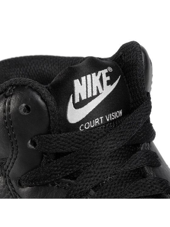 Nike Nike Sneakersy Court Vision Mid CD5436 001 Čierna
