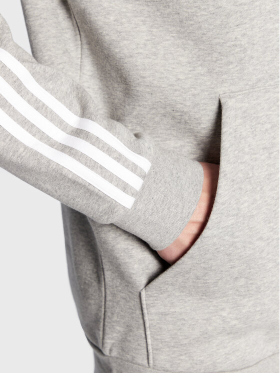 adidas adidas Mikina adicolor Classics 3-Stripes IA6347 Šedá Regular Fit