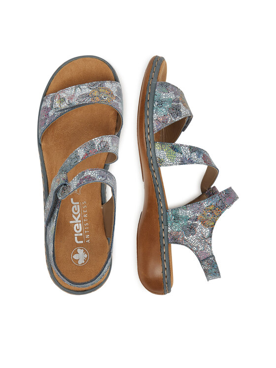 Rieker Rieker Sandalen 659C7-90 Grau