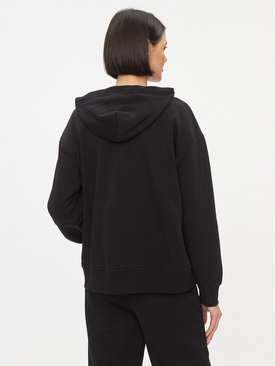 Gant Gant Sweatshirt Rel Shield Zip Hoodie 4204665 Schwarz Relaxed Fit