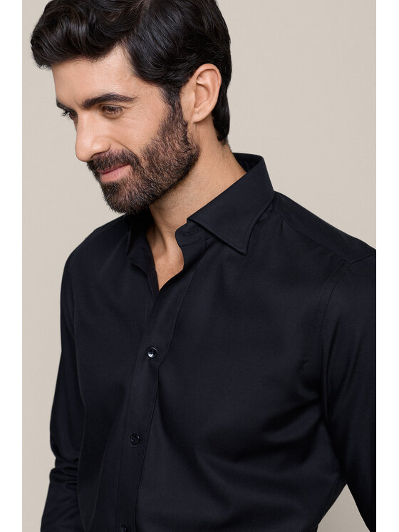 Lancerto Lancerto Koszula Belisaria KO073226000002 Czarny Slim Fit