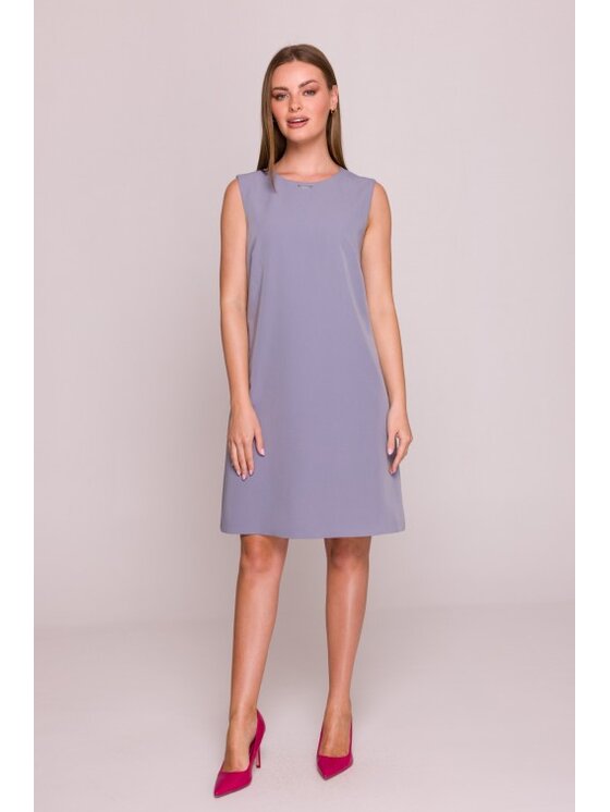 Stylove Stylove Sukienka codzienna S408 Szary A-Line Fit