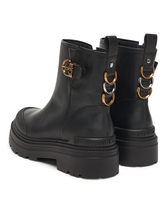 PINKO PINKO Bokacsizma Mia 21 SD0409 P001 Fekete