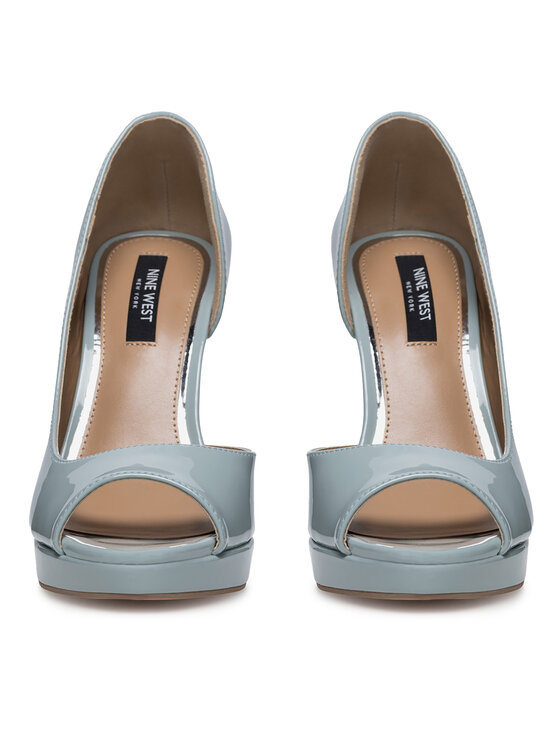 Nine West Nine West Pantofi cu toc subțire WFA2733-1 Albastru celest