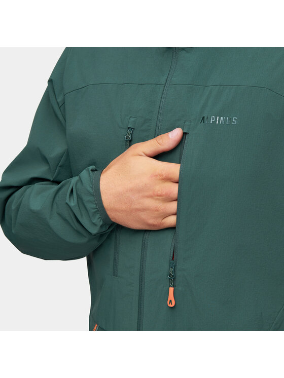 Alpinus Alpinus Kurtka softshell Pourri Zielony Active Fit