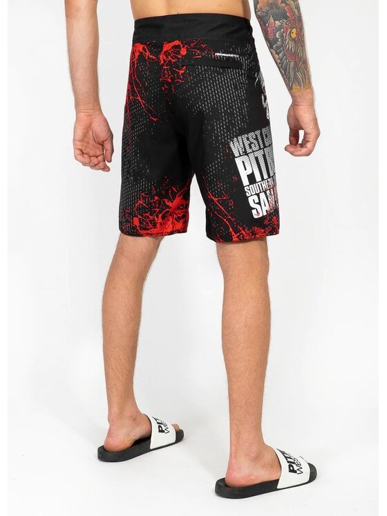 PITBULL PITBULL Kąpielówki Blood Dog Czarny