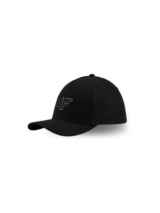 4F 4F Czapka z daszkiem BASIC 3 Czarny