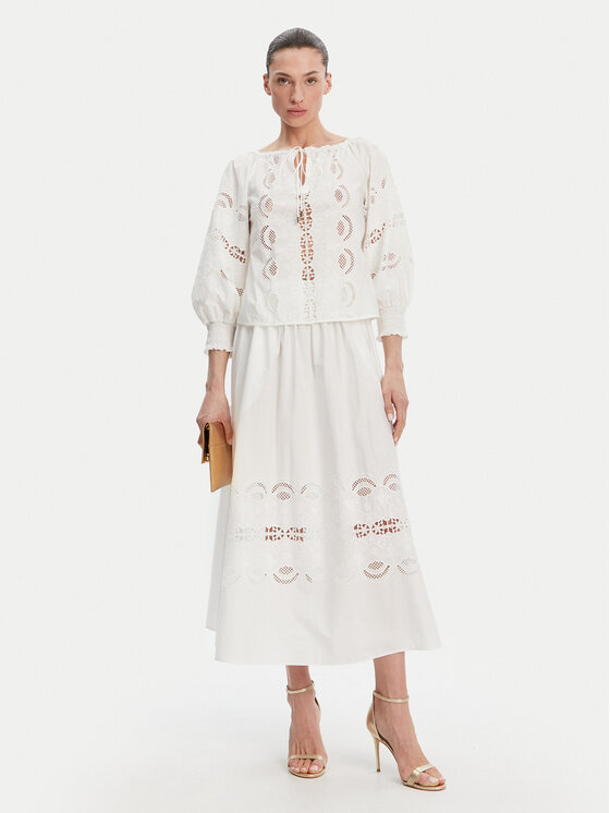 Liu Jo Liu Jo Μπλουζάκι WA5257 T4853 Λευκό Relaxed Fit
