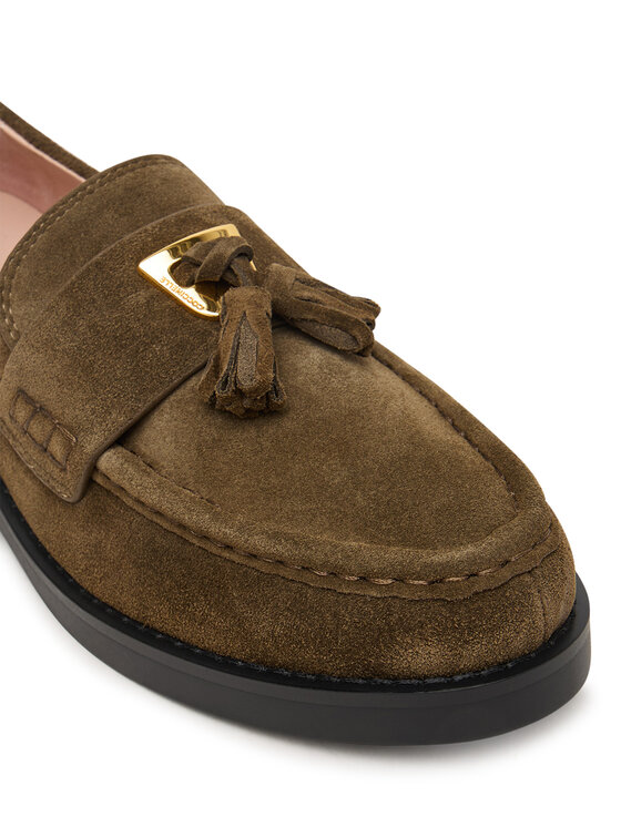 Coccinelle Coccinelle Loafersy Beat Vintag.Su E4 VF6 16 04 01 Khaki