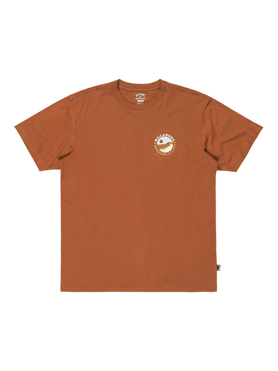 Billabong Billabong Póló Rockies EBYZT00380 Barna Regular Fit