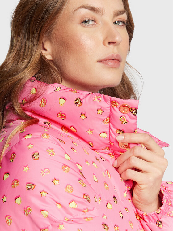 Chiara Ferragni Chiara Ferragni Пуховик 73CBUD05 Рожевий Regular Fit