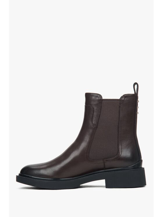 Estro Estro Členková obuv s elastickým prvkom ER00118407 Hnedá