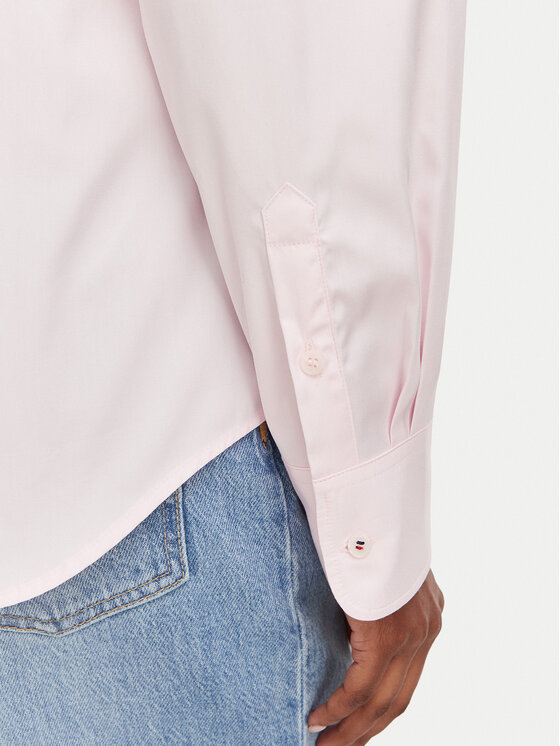 Tommy Hilfiger Tommy Hilfiger Koszula Summer WW0WW51155 Różowy jasny Regular Fit