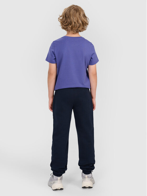 4F 4F Spodnie dresowe BASIC+ Granatowy Oversize