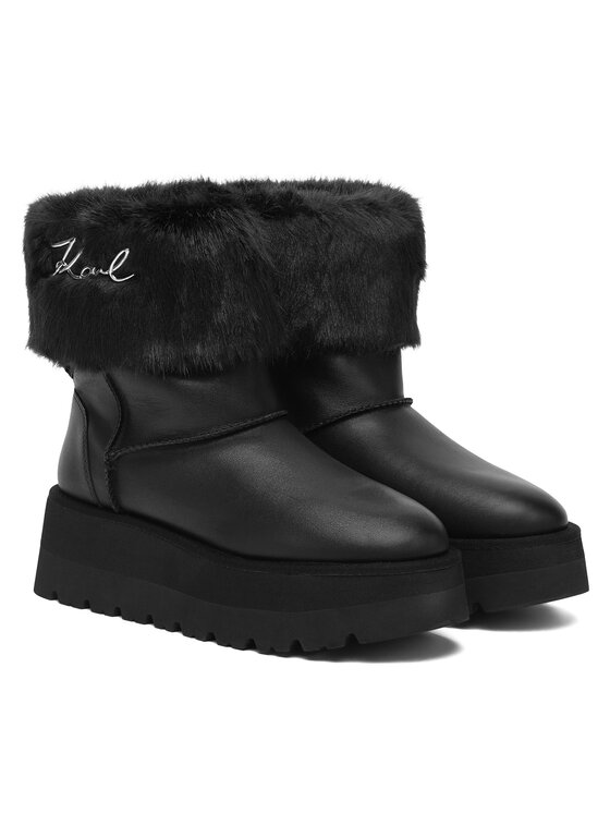 KARL LAGERFELD KARL LAGERFELD Sniega zābaki KL48655 Melns