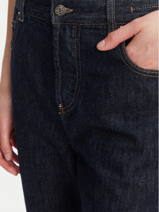 Marella Marella Jeans hlače Tomboy 2523186074 Mornarsko modra Loose Fit