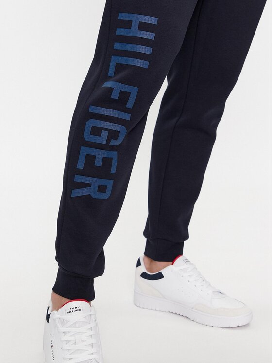 Tommy Hilfiger Tommy Hilfiger Pantaloni trening Graphic MW0MW32629 Bleumarin Regular Fit