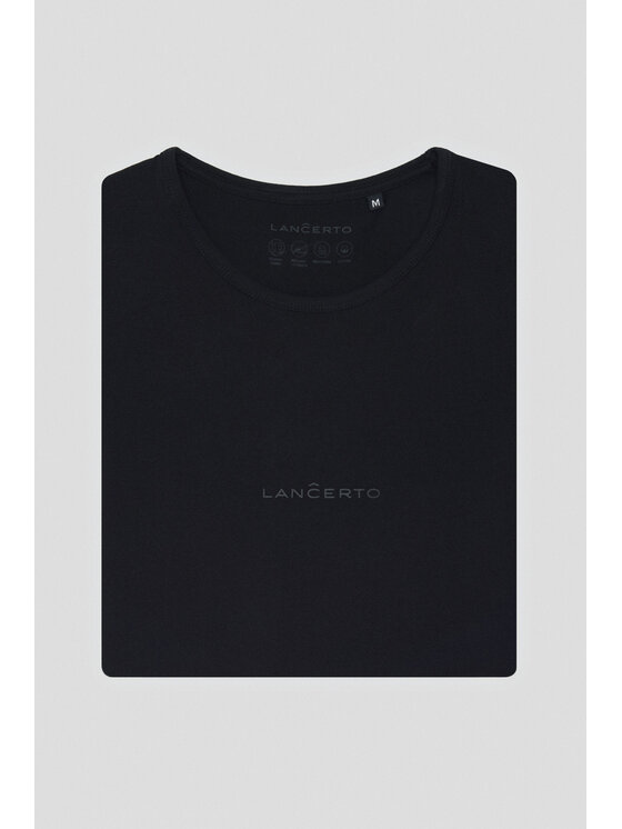 Lancerto Lancerto T-Shirt Calum TS073124000016 Czarny Regular Fit