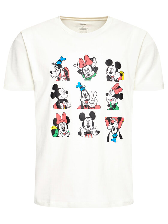 Levi's® Levi's® T-Shirt DISNEY Mickey & Friends A0612-0002 Bílá Regular Fit