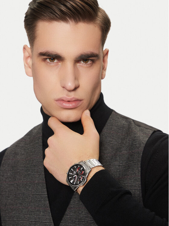 Casio Casio Sat Edifice EQB-1200D-1AER Srebrna