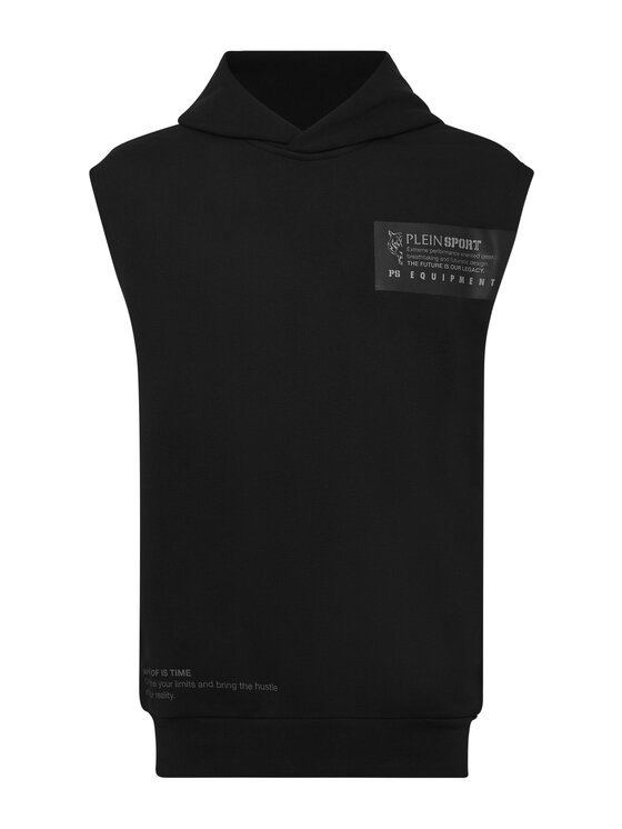 Plein Sport Plein Sport Top 14285 Czarny Relaxed Fit