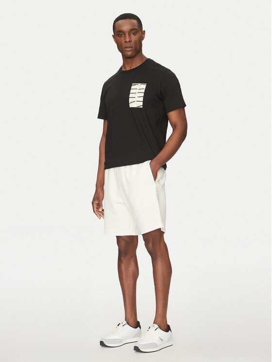 Calvin Klein Jeans Calvin Klein Jeans Αθλητικό σορτς Logo Tape J30J327246 Εκρού Regular Fit