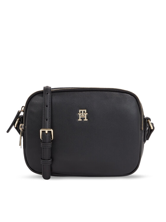 Tommy Hilfiger Tommy Hilfiger Handtasche Poppy Plus Crossover AW0AW15235 Schwarz