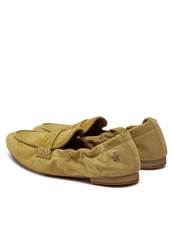 Tommy Hilfiger Tommy Hilfiger Slipper Th Suede Moccasin FW0FW07714 Khakifarben