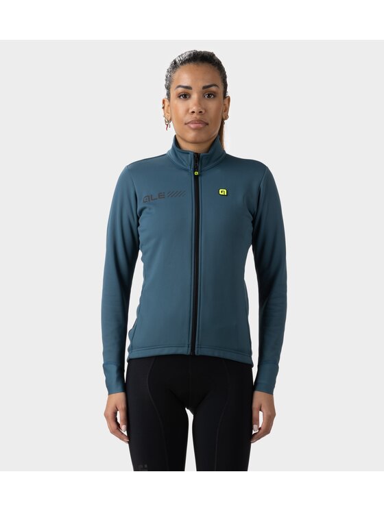 Alé Cycling Alé Cycling Bluza Solid Fondo Plus Zielony Regular Fit