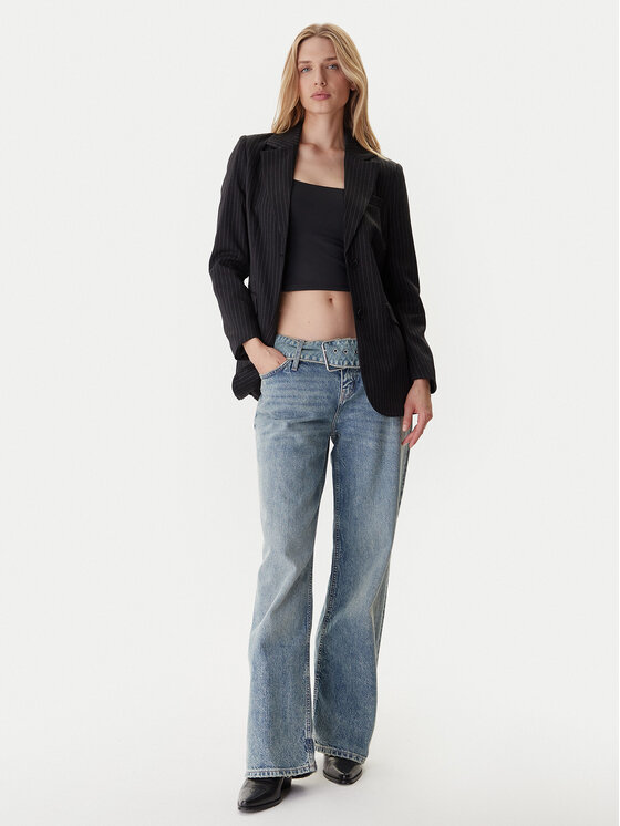 ONLY ONLY Піджак Reina 15311367 Чорний Oversize