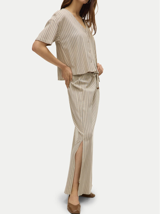 Vero Moda Vero Moda Fustă maxi Mymilo 10321622 Bej Regular Fit