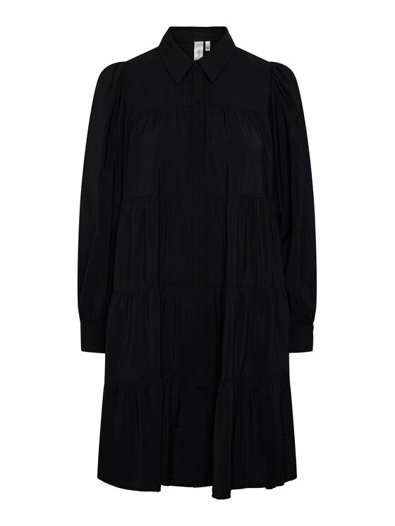 YAS YAS Sukienka koszulowa Pala 26030720 Czarny Loose Fit