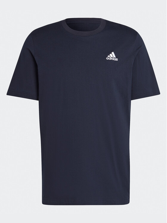 adidas adidas T-shirt Essentials Single Jersey Embroidered Small Logo T-Shirt HY3404 Plava Regular Fit