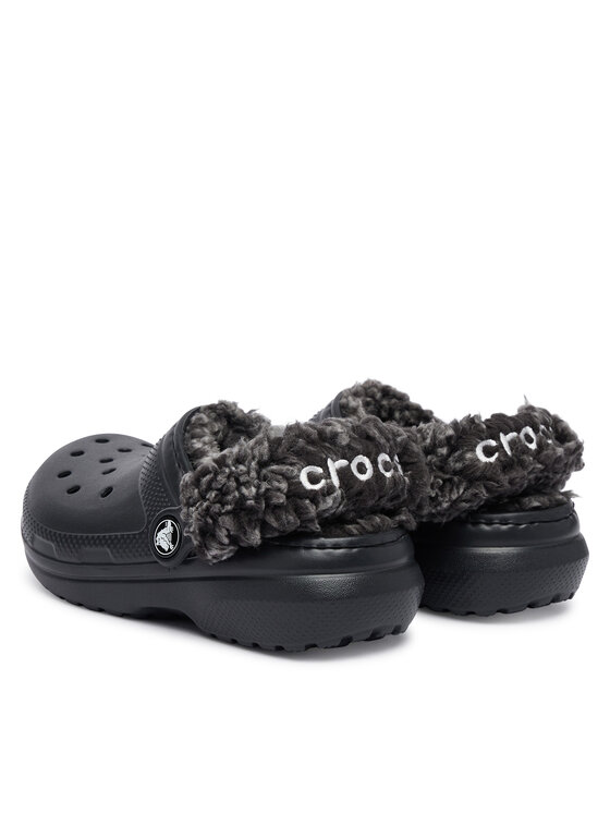 Crocs Crocs Şlapi Classic Fleece Lined Clog K 212856 Negru
