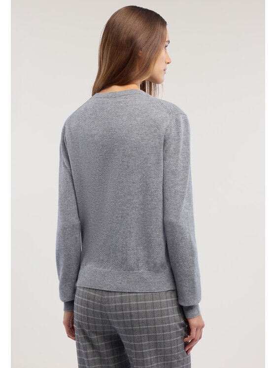 Trussardi Trussardi Sweter M0476001297N0M3 Szary Regular Fit