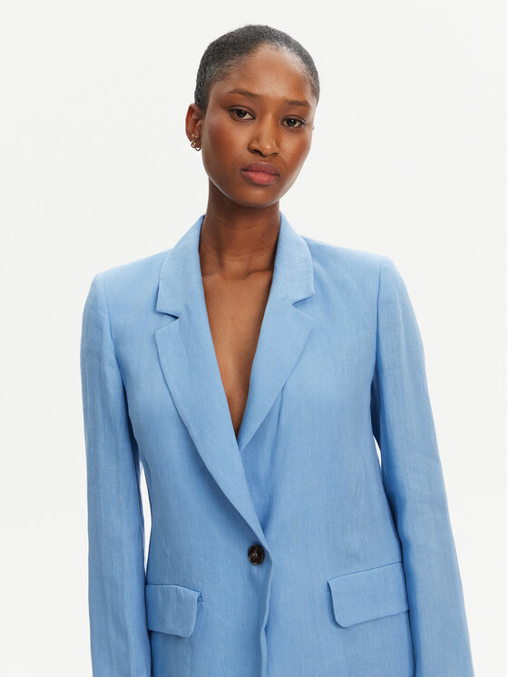 Marella Marella Giacca da abito Orata 2515041082 Celeste Regular Fit