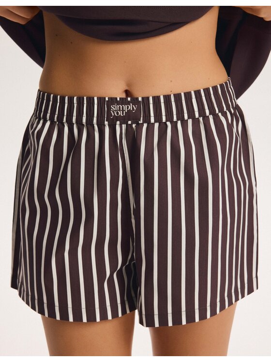Esotiq Esotiq Piżama 45912 Brązowy Regular Fit