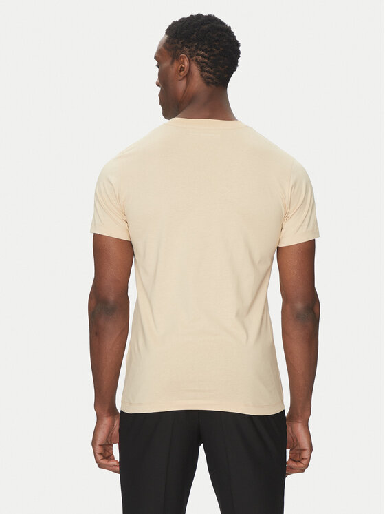 KARL LAGERFELD KARL LAGERFELD T-Shirt 755067 552241 Beżowy Regular Fit